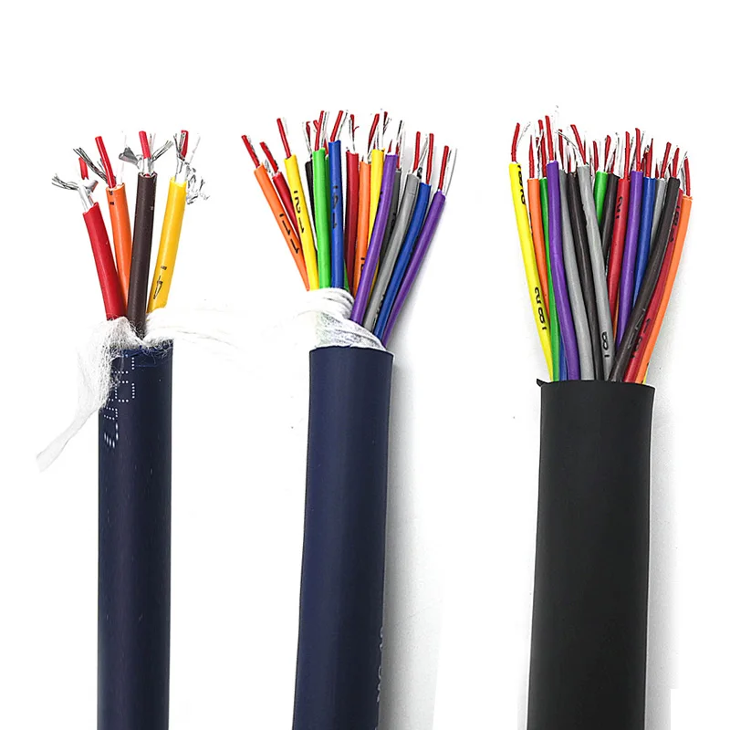 Bulk Multi Pair Audio Snake Cable 2/4/6/8/12/16/24/32/40 Channel Way Shielded Multicore Signal Cable for Recording Sound Studio