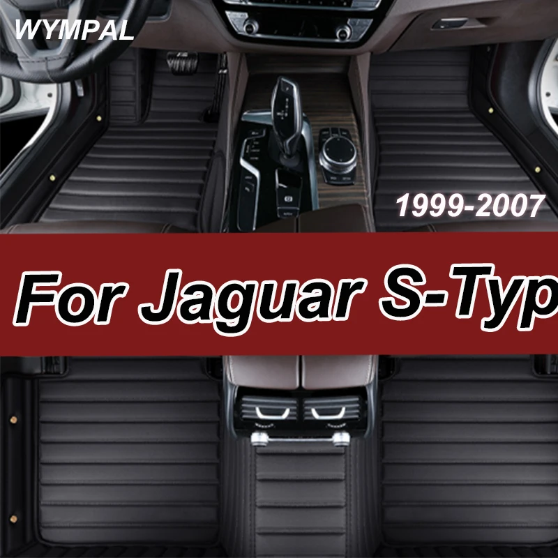 

Luxury Car Floor Mats For Jaguar S-Type SType S Type 1999~2007 Carpet Durable Leather Mat Anti Dirty Pads Interior Part Car Acce