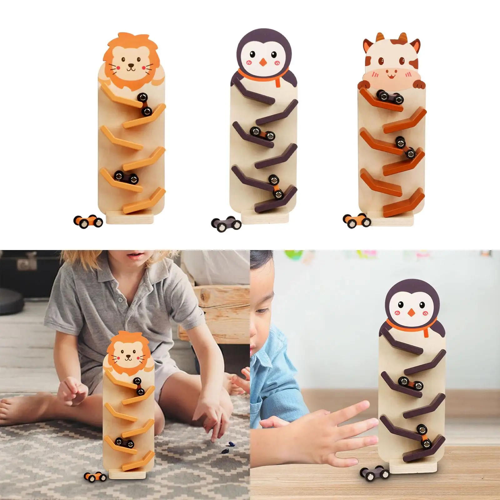 

Автомобильная рампа, игрушка, зиг-автомобильная горка, образовательная забавная координация рук и глаз с рулонной гонкой