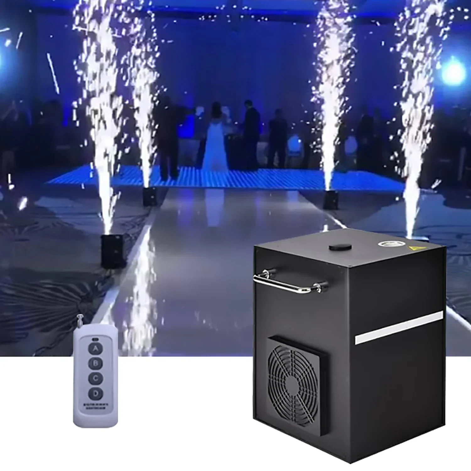 Wedding Digital Fireworks Sparkler Stage Fountain cold fireworks machine stage