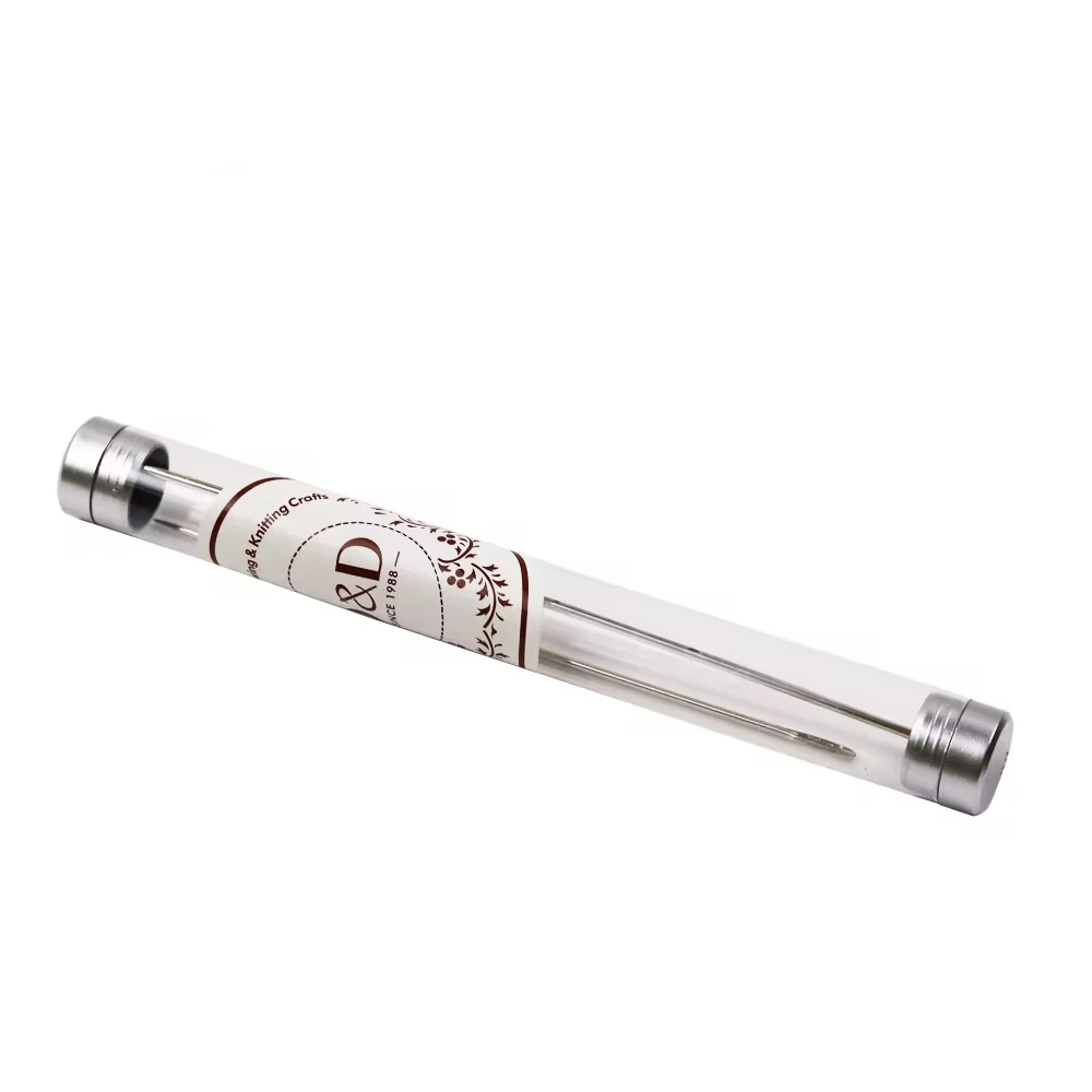 2Pcs Large-Size Coarse Steel Needles Large-Hole Sewing Needles And Storage Syringes Household Hand Sewing Tools