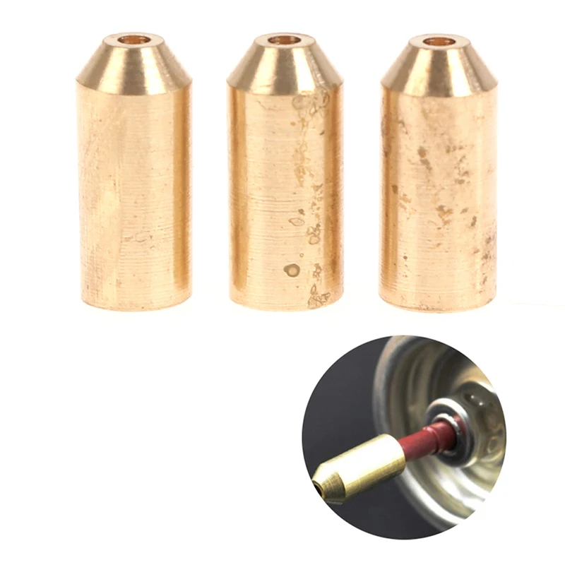 

3pcs Reusable Nozzle Gas Refill Adapter for Lighters Stove Outdoor Hiking Camping Stove Adaptor