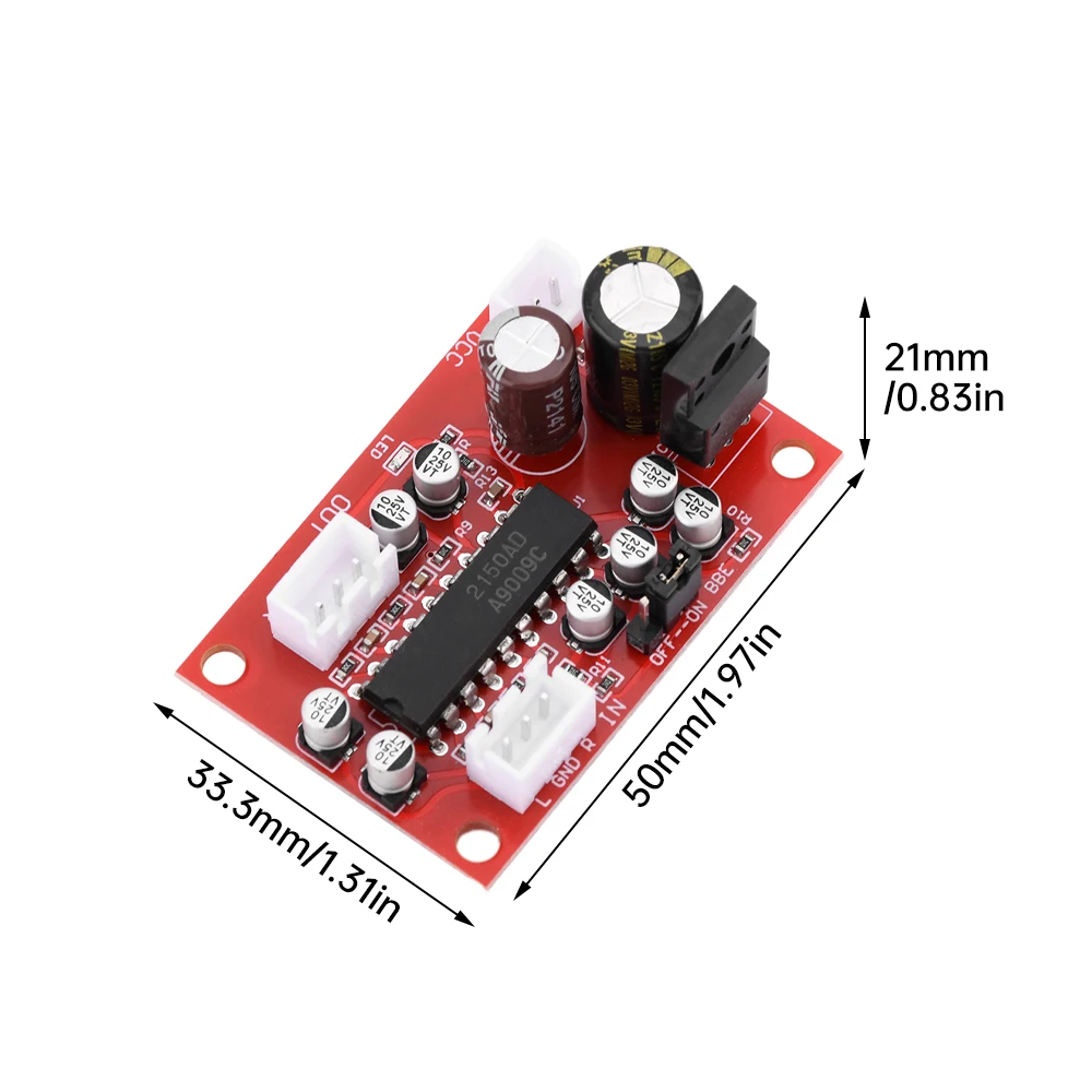 DC 5V-24V JRC2150 Tone Board Pre-Signal BBE Sound Exciter aumenta la chiarezza dei bassi alti NJM2150 versione regolata tensione stabile