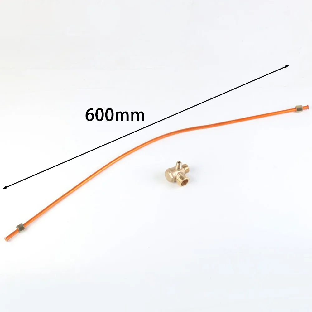 

Выхлопная труба 200/400/600 мм с 3-портовым обратным клапаном из медного сплава для воздушного компрессора, электроинструментов, аксессуаров для воздушного компрессора