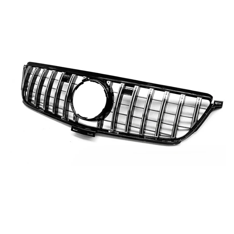 Front Bumper Grille Grill For Mercedes-Benz ML Class W166 ML300 ML320 ML350 ML40 ML450 2012-2015 Diamonds Style Racing Grills