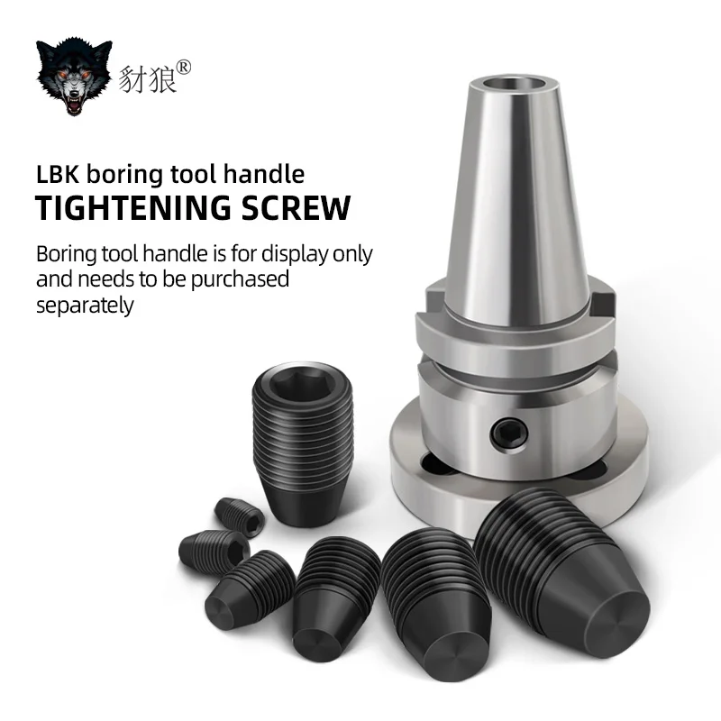 10pc Grade 12.9 LBK Fine Boring Tool CK1 2 3 4 5 6  Side-Lock Holder Fine-Thread Hex Socket Set Screws CNC Lathe Cutter Tools