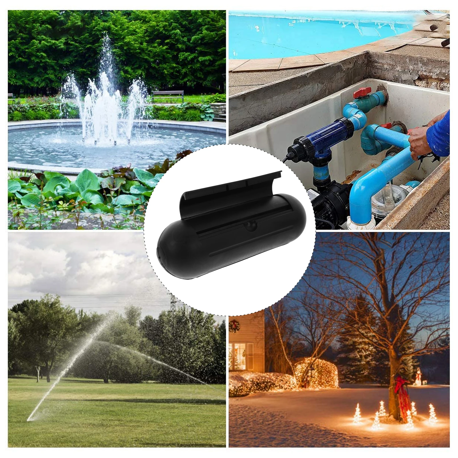 

Outdoor Extension Cord Socket Waterproof Box Lightweight Compact Durable Impact Resistant Electrical Insulation