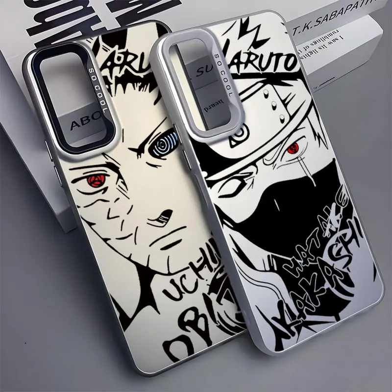 

Shockproof Phone Case For Oppo A16 A57 A58 A60 A78 A95 Reno 8T 10 11 12 13 Pro Lite Find X3 Lite Narutos Uchiha Obito Kakashi