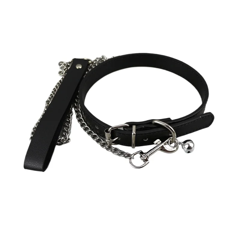 Extended bell collar male adult necklace choker boys large neck strap neck ring