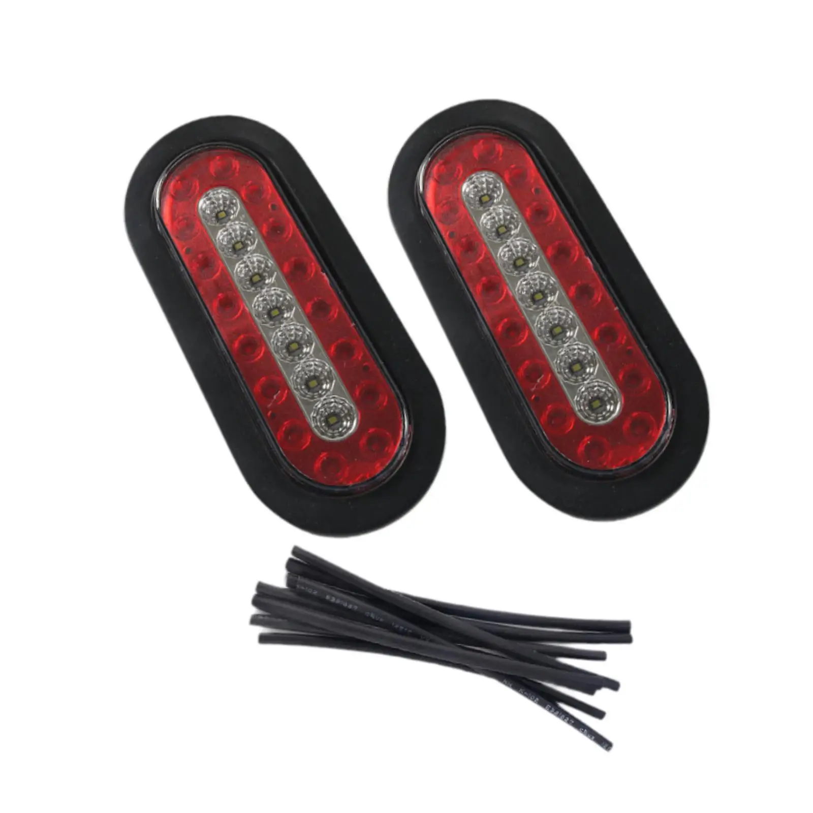 

2 Pieces Generic LED Trailer Tail Lights Taillights for Trucks Trailers