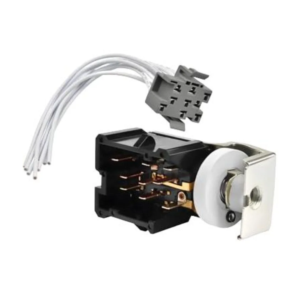 /E7TZ-11654A /9 /Pin Headlight Switch With Connector Wire Harness For For Ford For F150 For F250 F350 For E150 For E250 E350 Dir