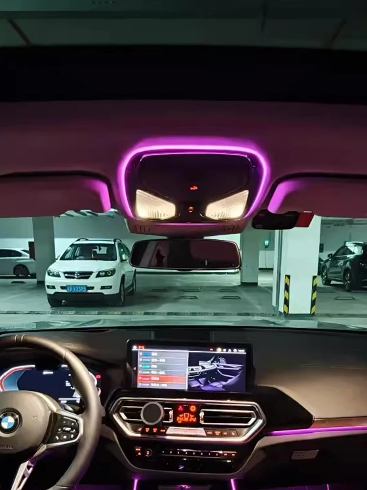 11 Kleuren LED Leeslamp voor BMW 3 4 5 6GT 7 X3 X4 X5 Serie G20 G30 G05 G06 G07 G01 G60 G70 G45 Interieur Sfeerverlichting - afbeelding 2