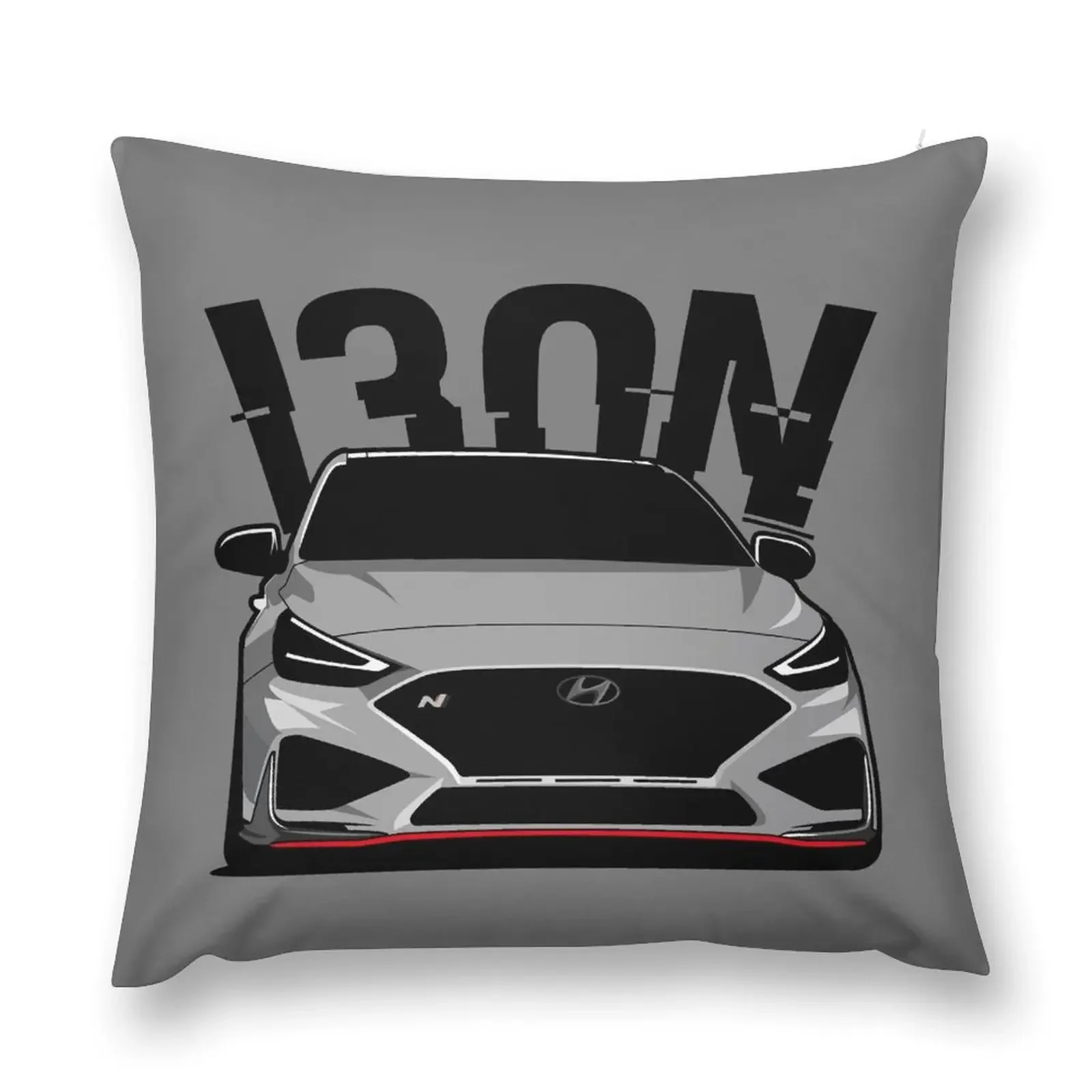 

i30N Shadow Grey Throw Pillow Cushion Child sleeping pillows pillow