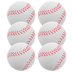 6 Pcs Sponge Training Baseball Handmade Foam Baseballs Training tool kids Playing Pitching Toys Pu Softball Child outdoor Sports