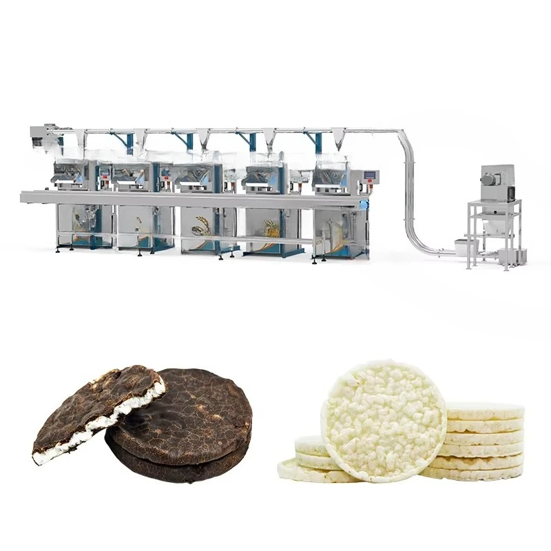 New Automatic Touchscreen High-Capacity No-Fried Popped Chips Micropellet Rice Cake Cracker Maker 304 Stainless Steel Machine