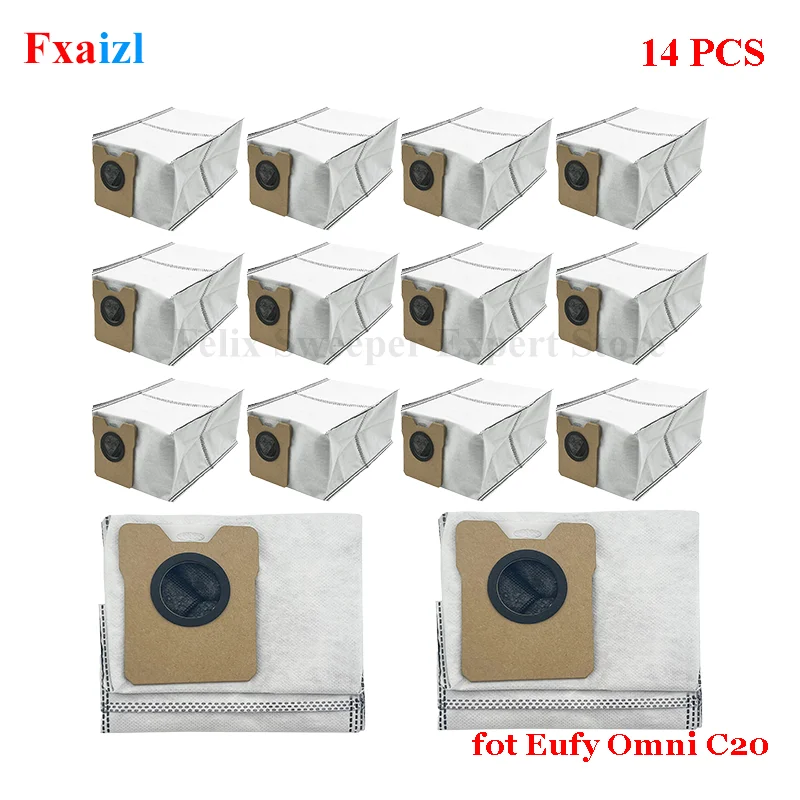 Voor Eufy Omni C20 Robotstofzuiger Onderdeel Hoofdborstel Zijborstel Hepa Filter Mop Doek Stofzak Accessoires Vervanging