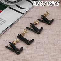 4pcs 4/4-3/4 Plated Iron Violin Fine Tuners Spinner Adjuster Strings Hooks for Violin Musical Instrument for Violin Musical Ins