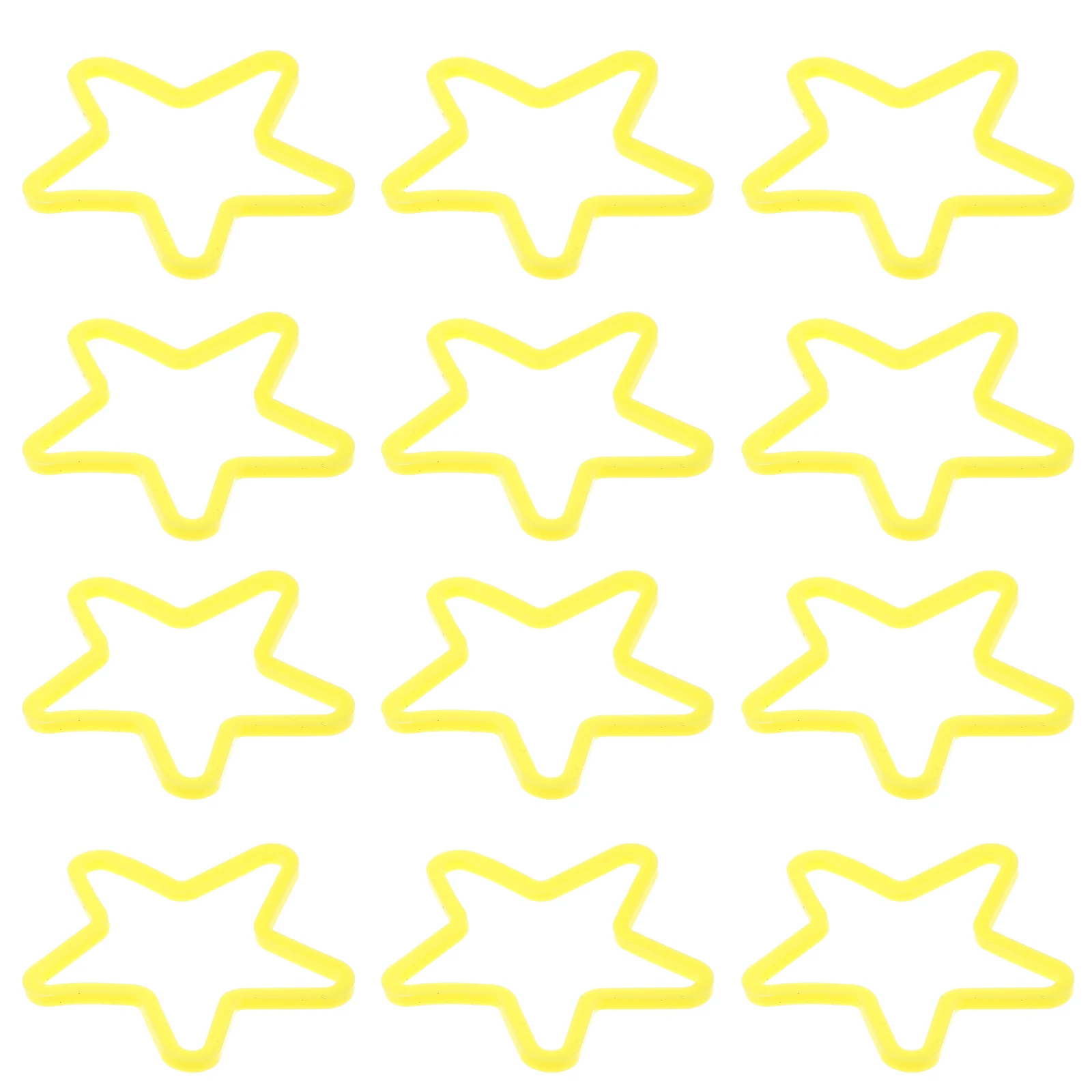 

50pcs Star Shaped Rubber Bands for Tricks Performance Props Elastic Stage Show Party Gatherings Conjuring
