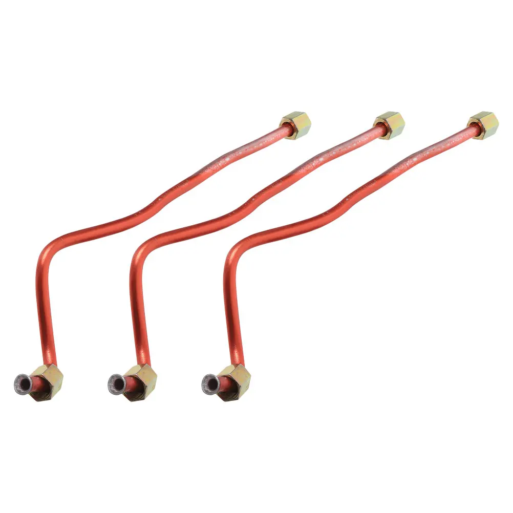 3 uds tubo de cobre compresor de aire accesorios de aluminio piezas de escape manguera neumática sin aceite válvula de presión tubo de conexión