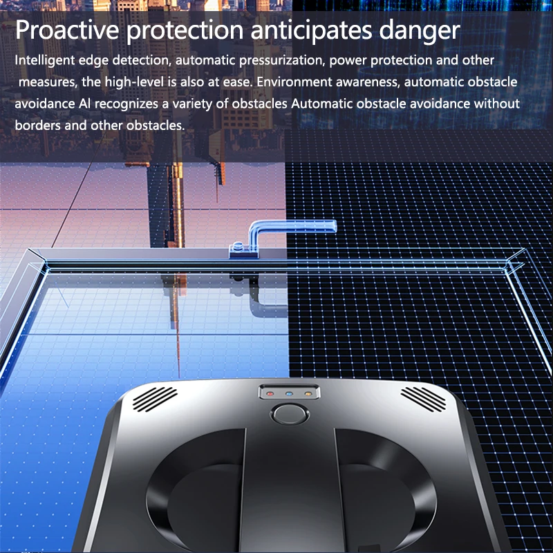 工場OEM窓掃除ロボット、ダブルウォータースプレー、自動ガラスウェットモップ、ホームフロア窓ロボット掃除機