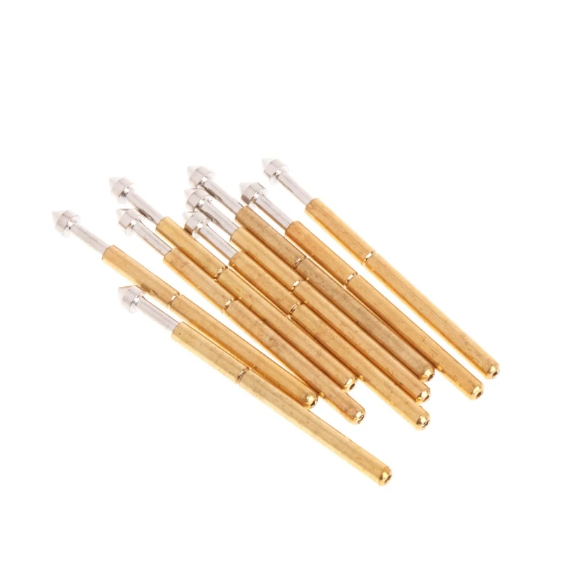 Length 16mm Spring Contact Probe Round for Head Pin for PCB Testing Spring Test