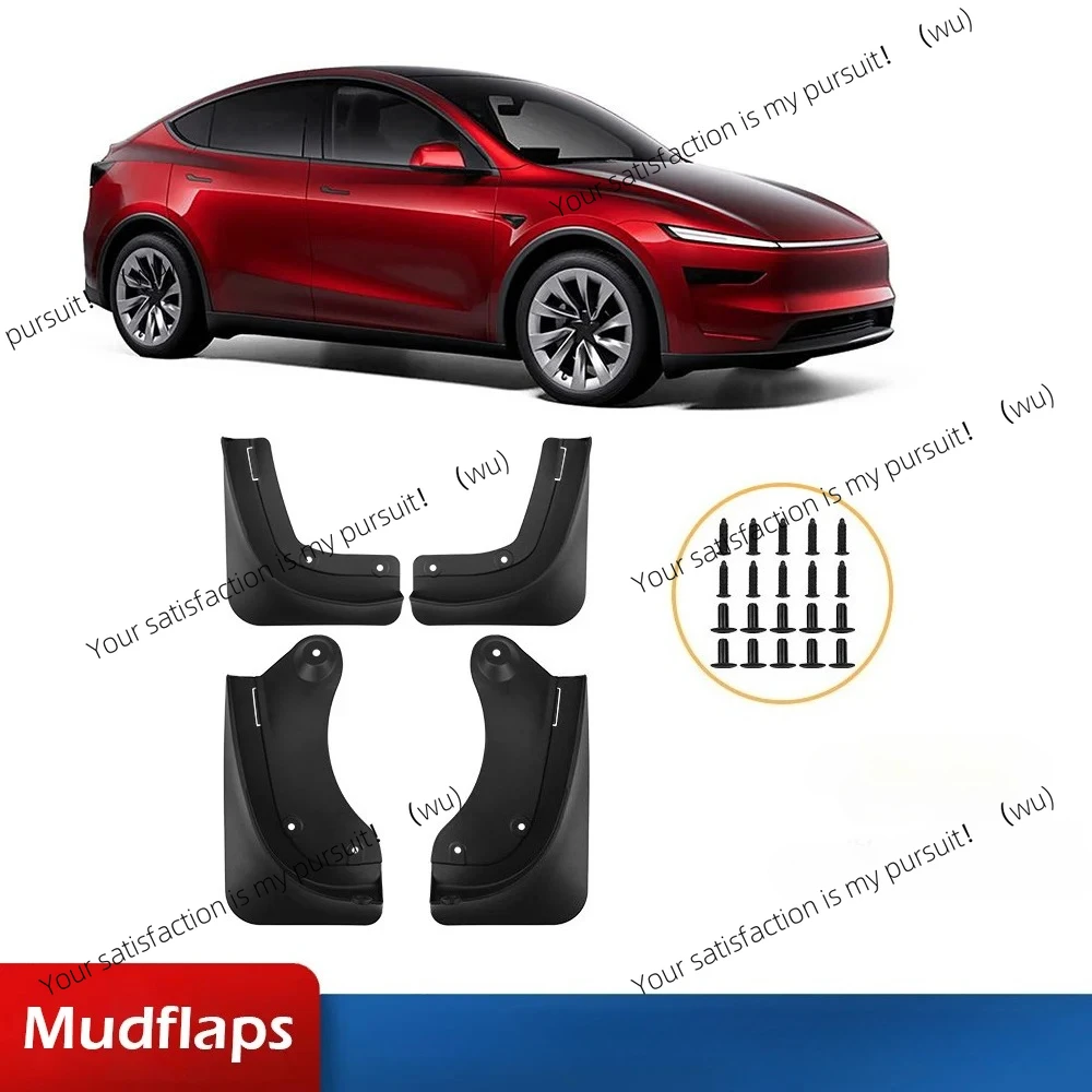 

For Tesla Model Y Juniper 2025 Mudguards Mud Flaps Anti-Snow Anti-Sand Splash Front Rear Mudflaps Guard Auto Accessories