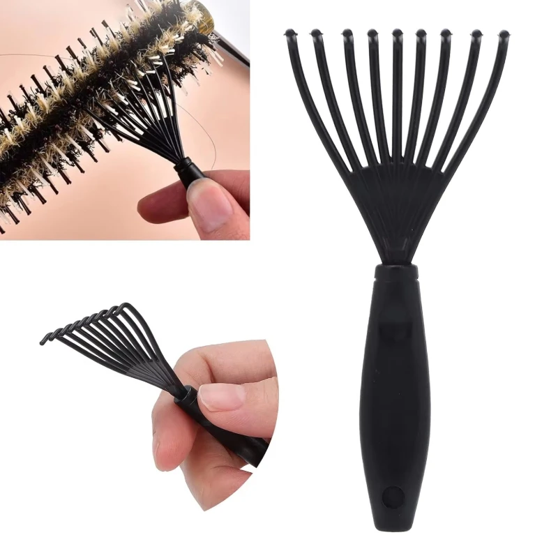 2/4/8/12pcs Cleaning Comb and Brush Accessories Hook Claws Mini Comb and Brush Cleaning and Removal Handle Tools