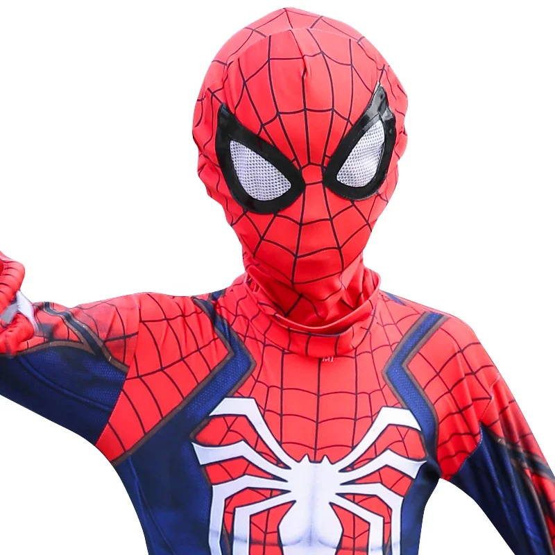 SN60 Marvel's Spiderman PS5 Game Cosplay Zentai Bodysuit Spider Man Costumes For 3-10 Years Boys Christmas Birthday Gift 3D 1@j$