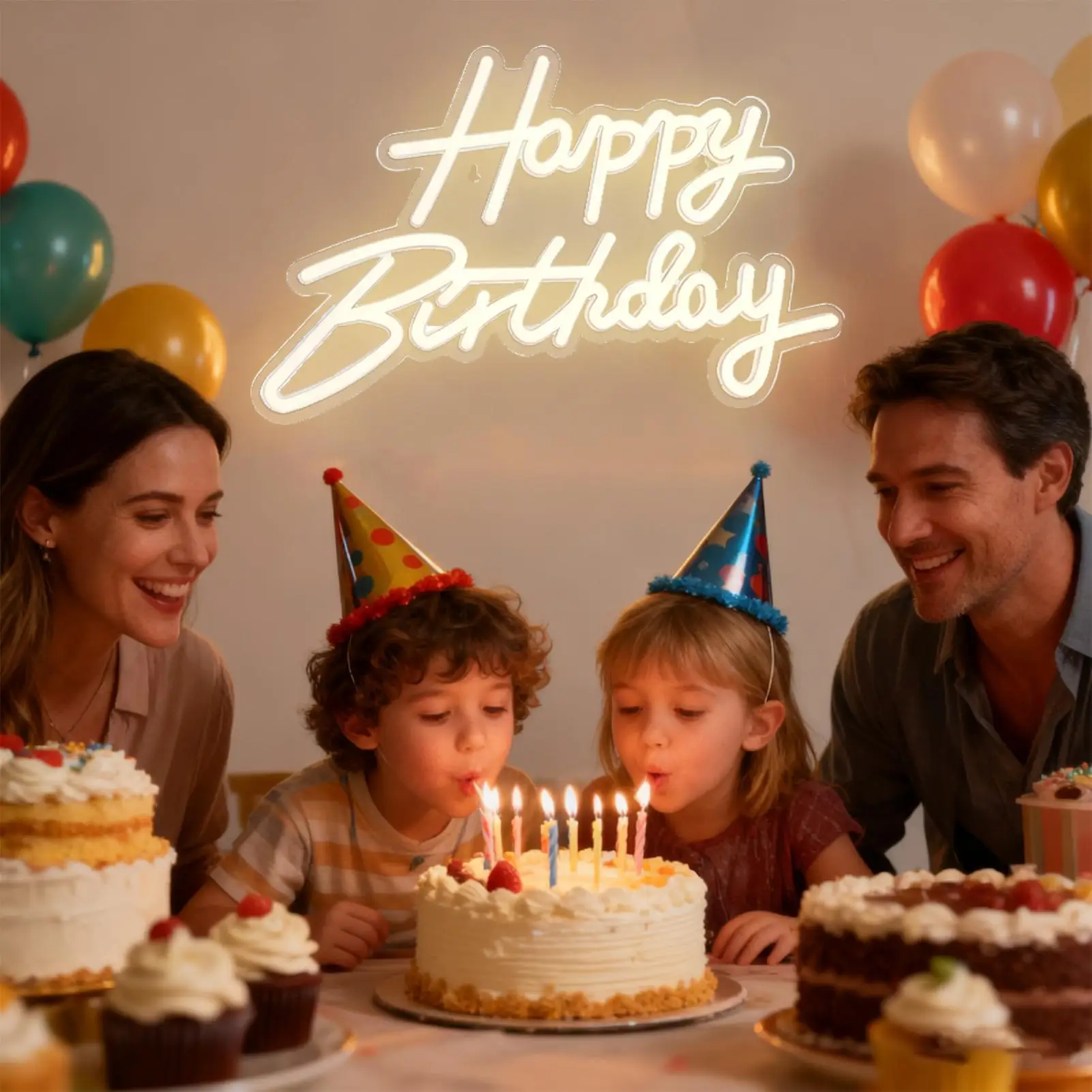 علامة نيون لعيد الميلاد السعيد تضيء ديكور الحفلات وعيد الميلاد السعيد لافتة تضيء للأولاد والبنات والشباب والرجال والنساء والمراهقين في المنزل