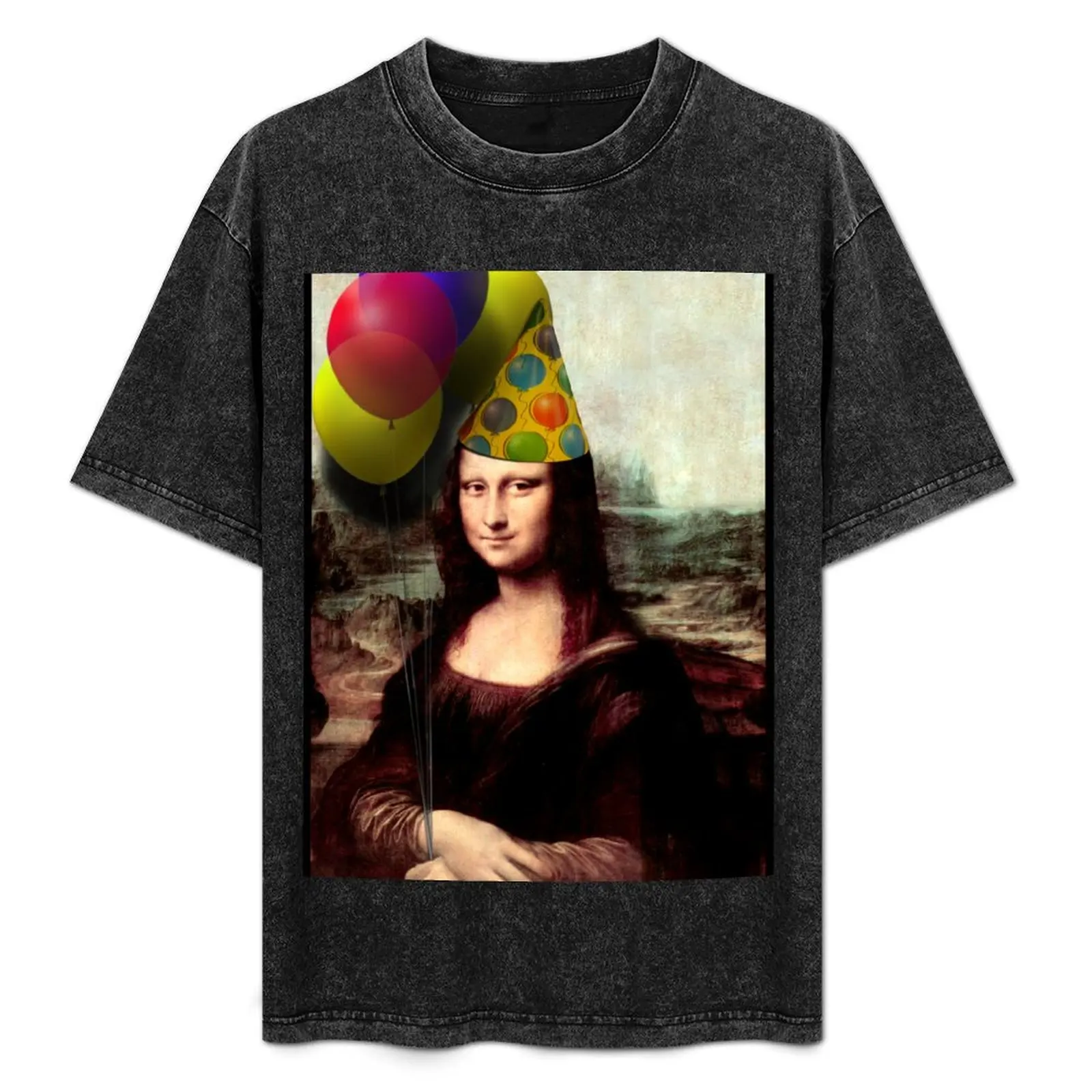 

Mona Lisa Birthday T-Shirt anime graphic t shirts heavyweights big and tall t shirts for men