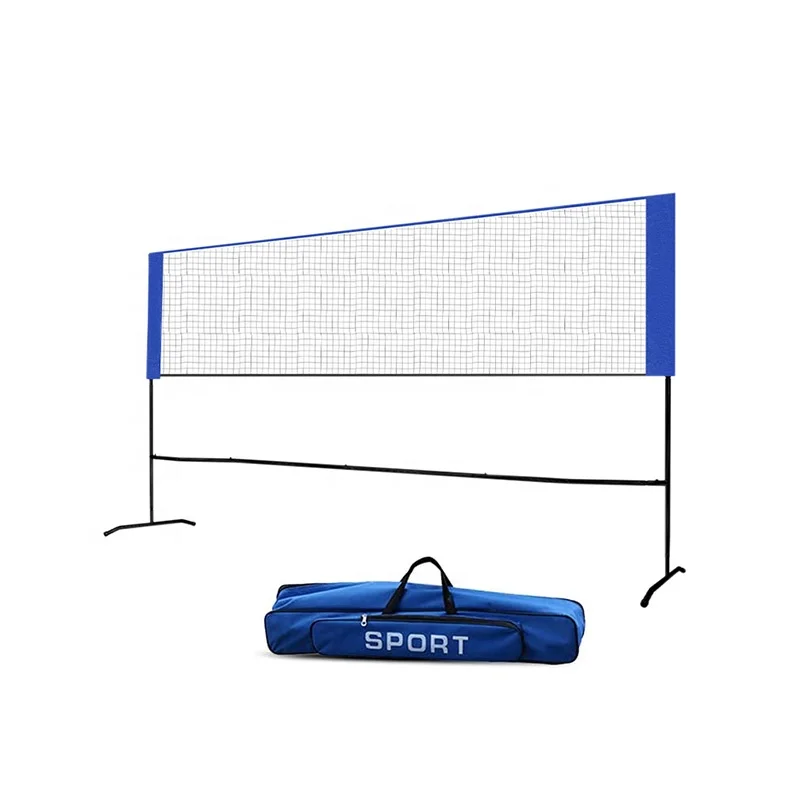 durable badminton net 10ft 17ft adjustable badminton net set portable badminton accessories