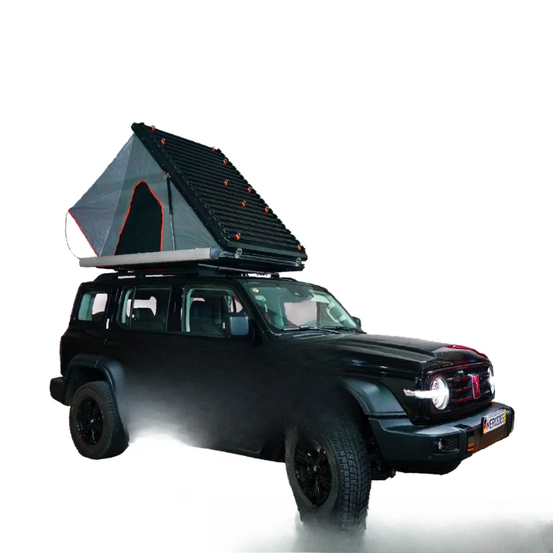 

Tourist roof tent outdoor new aluminum alloy car camping RV travel waterproof and lightweight