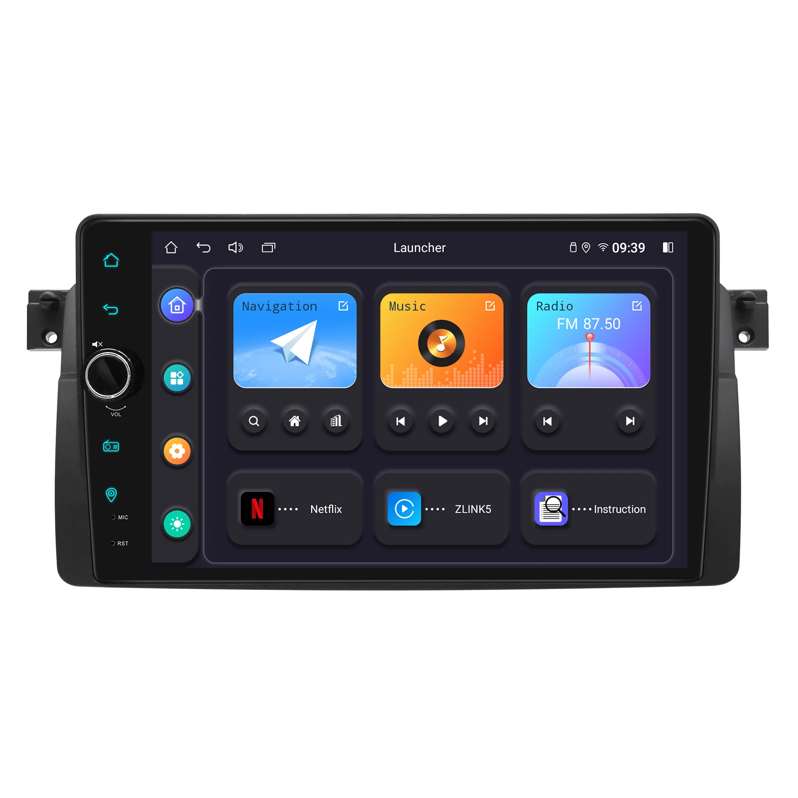 JOYFORWA Android 12.0 Car Sound System Head Unit Car Radio Stereo Supports Android Auto Carplay For BMW 3 Series E46 1998-2006