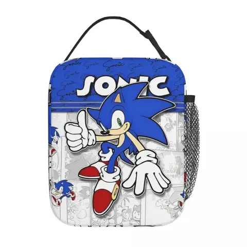 Sonices Games Bolsa de almuerzo con aislamiento Bolsa más fresca   Contenedor de comida, fiambrera grande, bolso, bolsos para comida, picnic en la playa