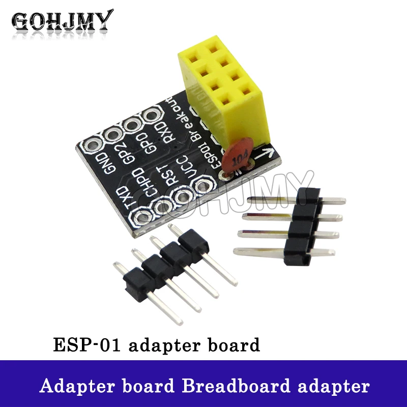 Плата адаптера ESP01/01S Адаптер макетной платы ESP8266 ESP01 ESP01S без пайки