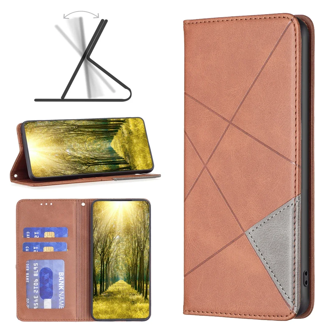 2024 Чехол для Luxury Flip Leather Case for Vivo V21E 4G V21E 5G V21 Y02 4G Y11 Y15 Y12 Y17 15S Y20 Y21 Y27 4G Y35 Y22 Y51 2020