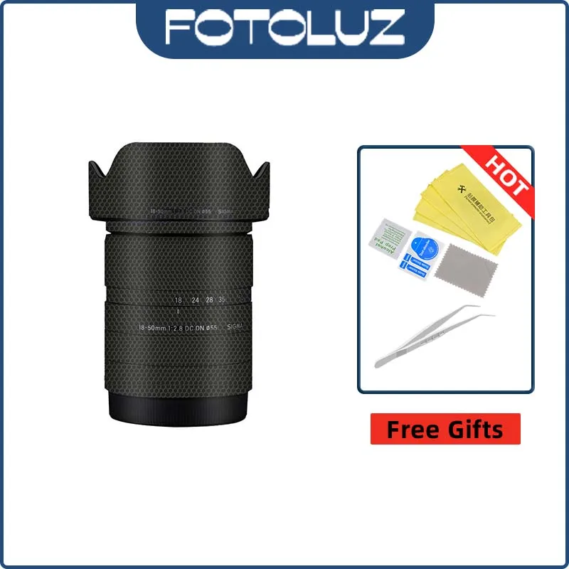 Anti-Scratch Protective Film Wrap Skin Camera Lens Decal Sticker For Sigma 18-50mm F2.8 DC DN 18-50mmF2.8 18-50F2.8 1850 2.8