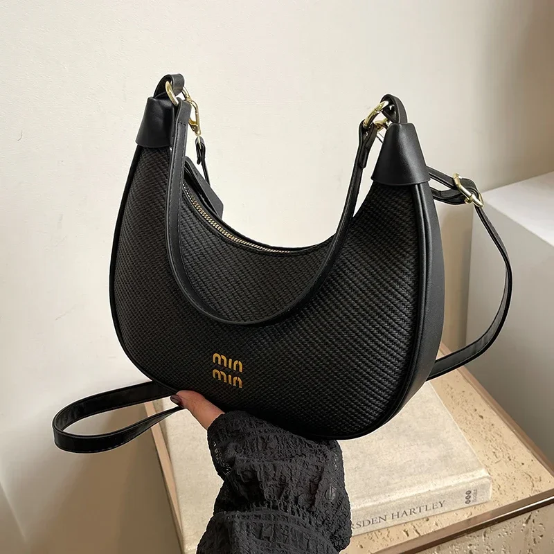 

2025 Premium Leather Commuter Shopper Bag - Trendy Women's Messenger Purse With Minimalist Luxury Design