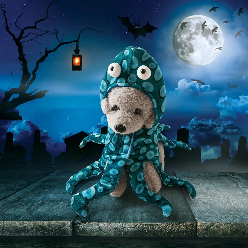 Funny Dog Cat Costumes Octopus Clothes Kitty Kitten Octopus Halloween Costume Puppy Suits Dressing up Party Clothes for Cats