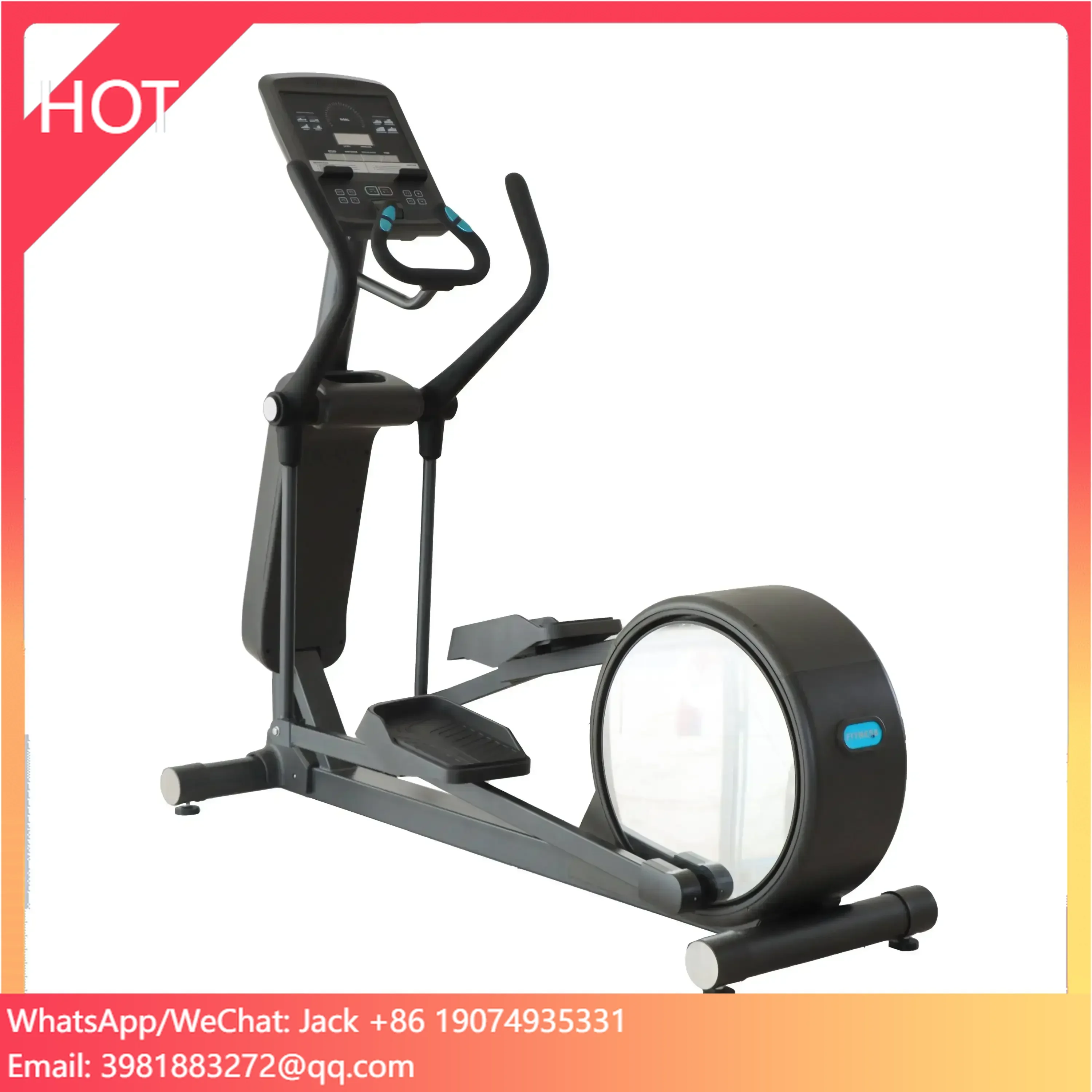 

AC-EB6400 Factory Direct Wholesale Price New Design Cardio Machine Mirrored Elliptical Trainer For Aerobic Training