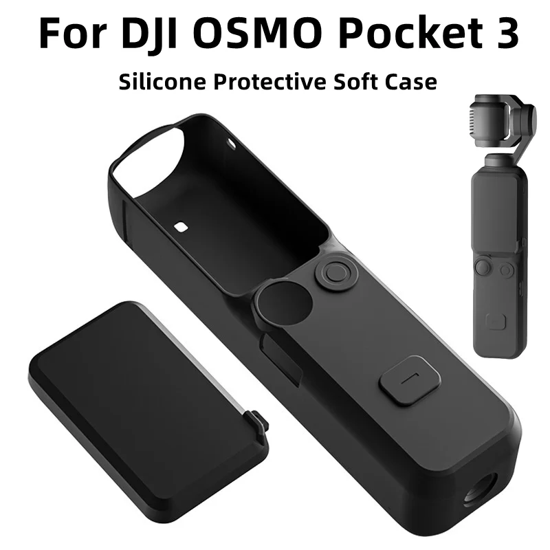 Силиконовый чехол для ручной камеры DJI Osmo Pocket 3, мягкий защитный чехол с защитой от царапин для камеры Osmo Pocket 3