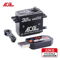 AGFRC A80CHS 32kg 7.4V Coreless Brushless Motor Digital STD Servo Metal Gears For 1/10 RC Car On Boat Road Truck Off Road Truck