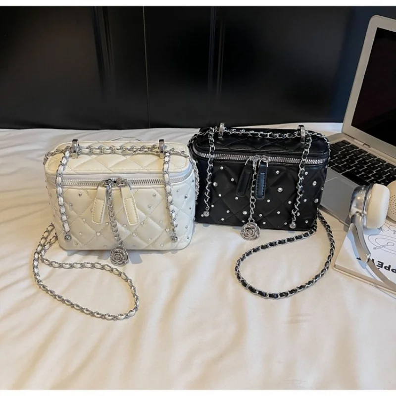 

Fashionable Ladies Messenger Bag Made Of Vineyard-Printed Leather Boasting High-End Paris Vintage Spacious Soft Daily