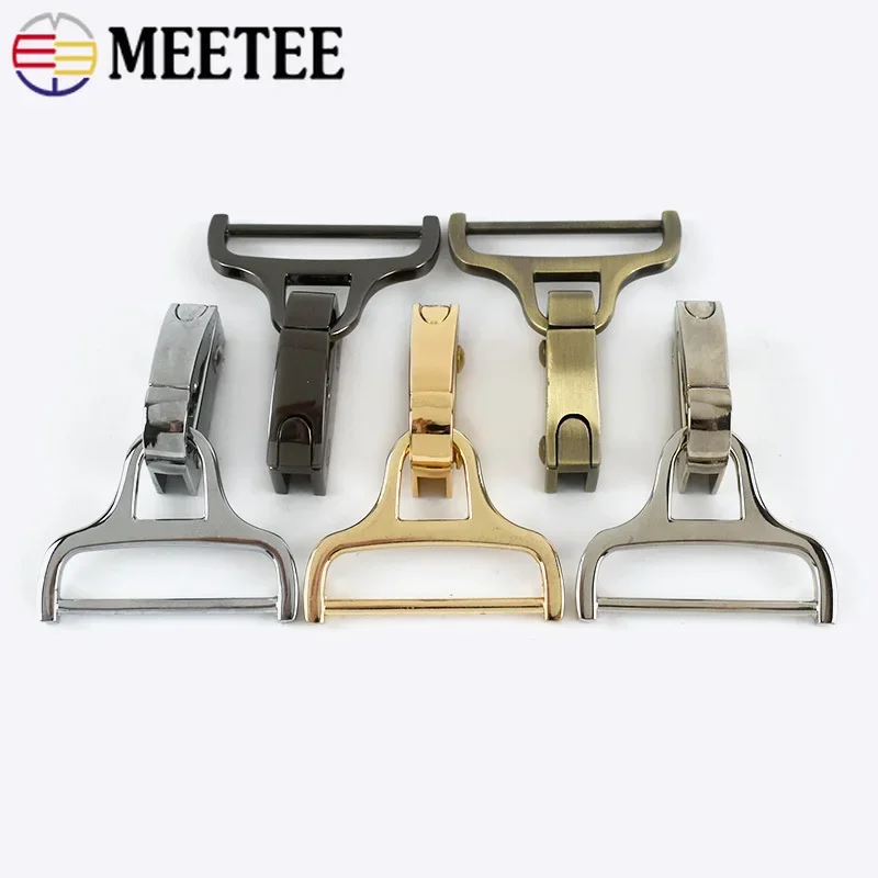 2/4Sets 38mm Handbag Metal Side Clip Buckles Bag Strap Connector Clasp Screw Hook Belt Hanger Decorative Locks Sewing Accessory