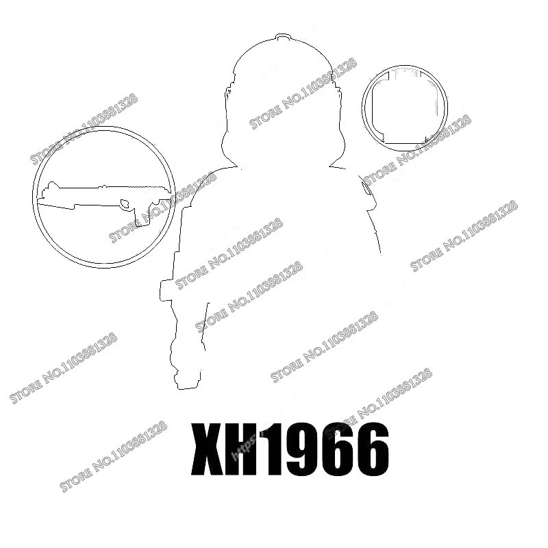 X0344 ação mini figuras filme blocos de construção tijolos brinquedos xh1964 xh1965 xh1966 xh1967 xh1968 xh1969 xh1970 xh1971 brinquedos diy