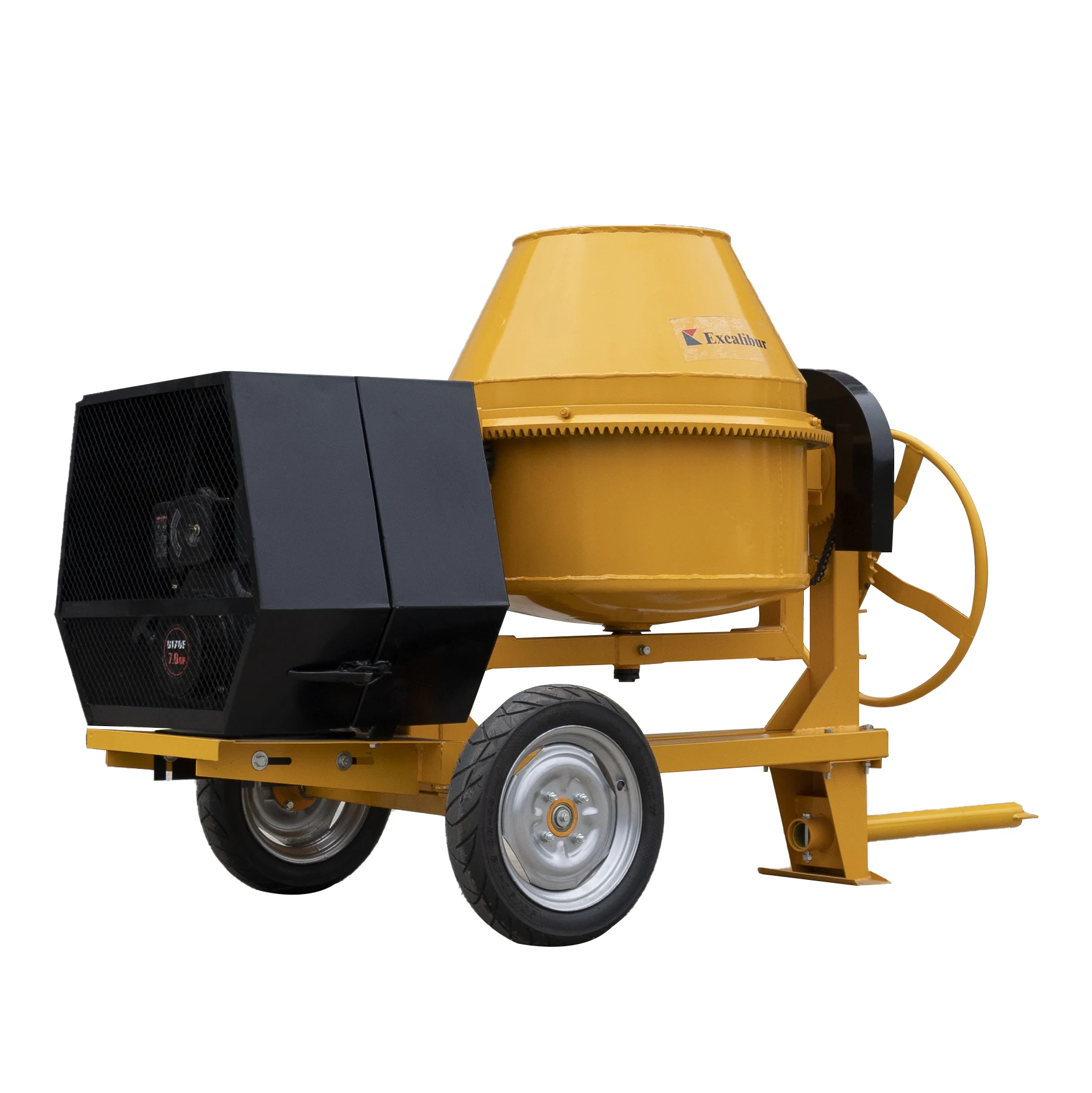 Excalibur Hot Sale diesel Gas Powered Construction 1 Bag 2 Bag Cement Mixer for Sale
