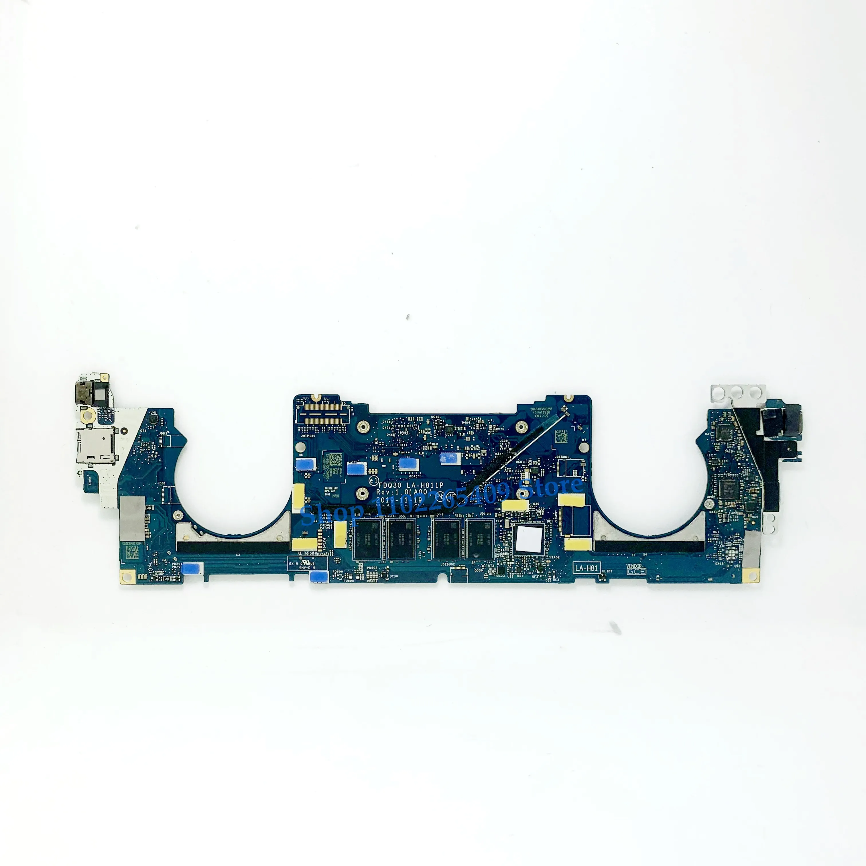 8M10C 08M10C CN-08M10C Mainboard FOR XPS 13 9300 Laptop Motherboard FDQ30 LA-H811P With I5-1035G1 CPU 16GB 100% Full Tested OK