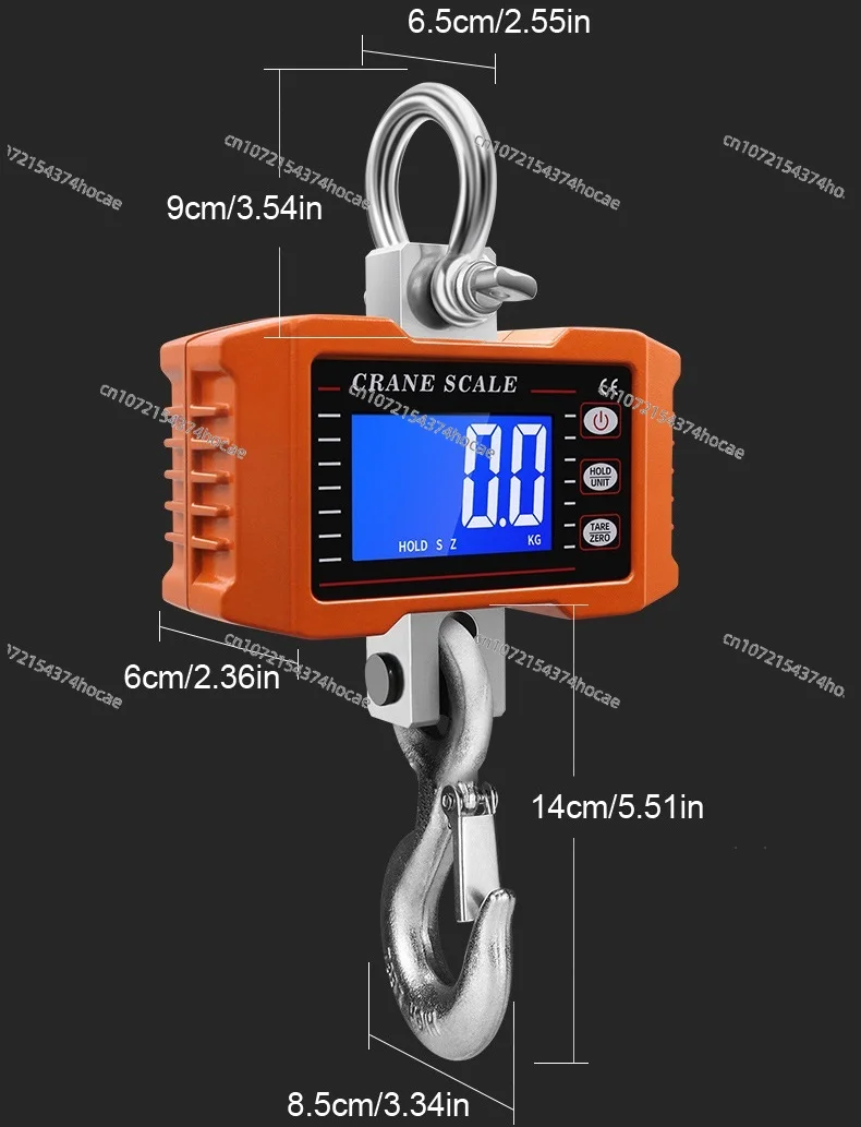 High-precision Electronic Hook Scale Digital Display Electronic Scale 60kg-2000kg
