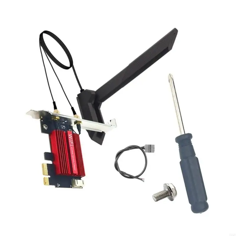 2025 새로운 Wi-Fi 7 무선 어댑터 네트워킹 카드 블루투스 호환 트리플 밴드 2.4G 6GHZ 9256MBPS 용 데스크탑 노트북