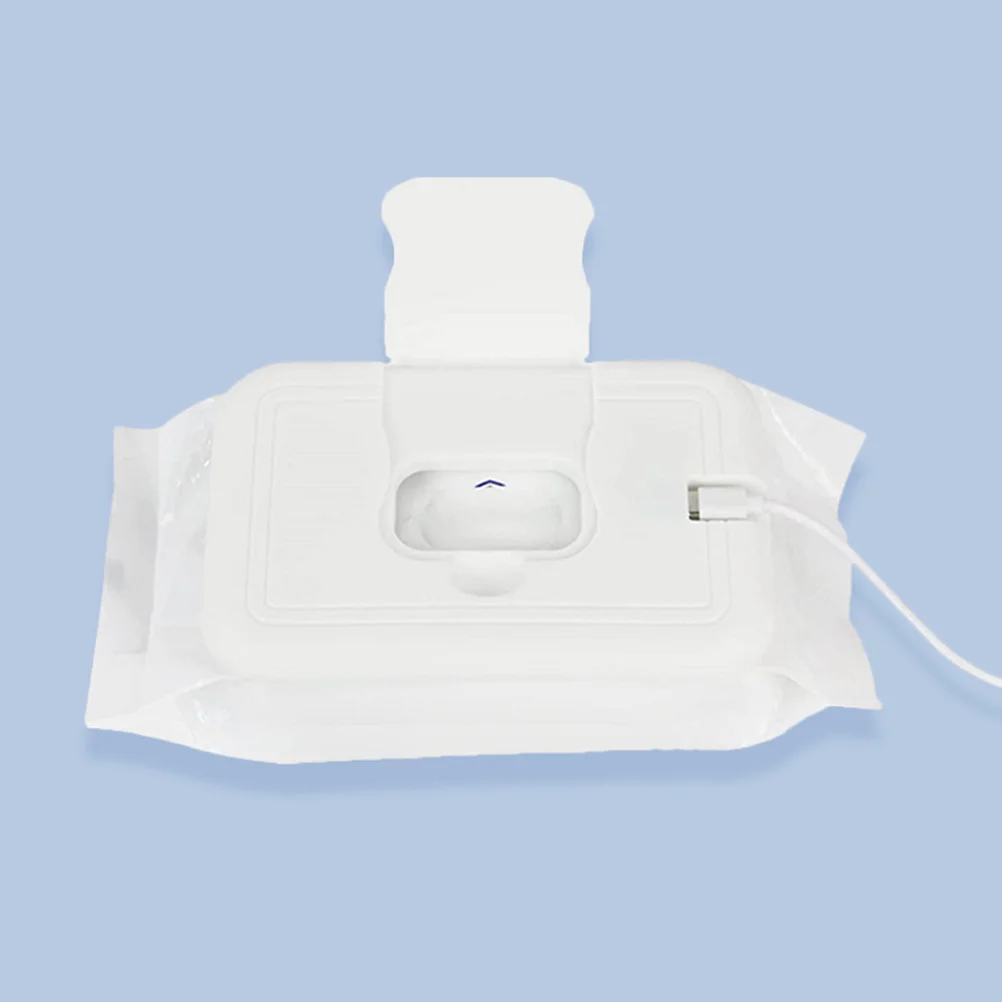 

Wet Wipes Warmer Dispenser Tissue Holder White Travel Container Portable Case